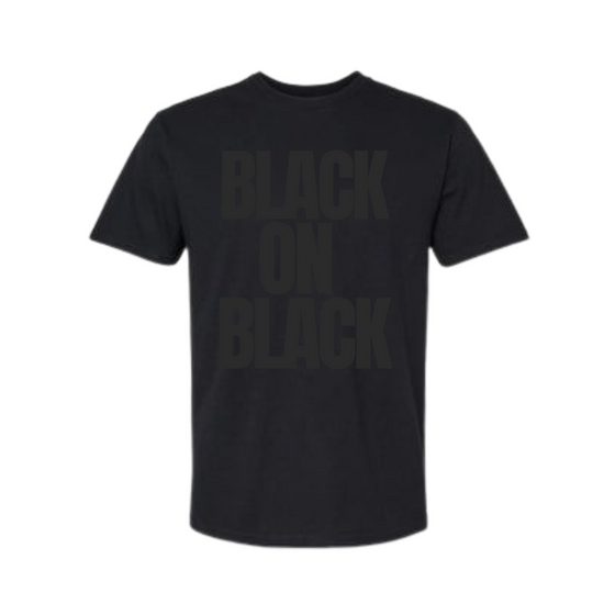 Black on Black T-Shirt (Unisex Edition)