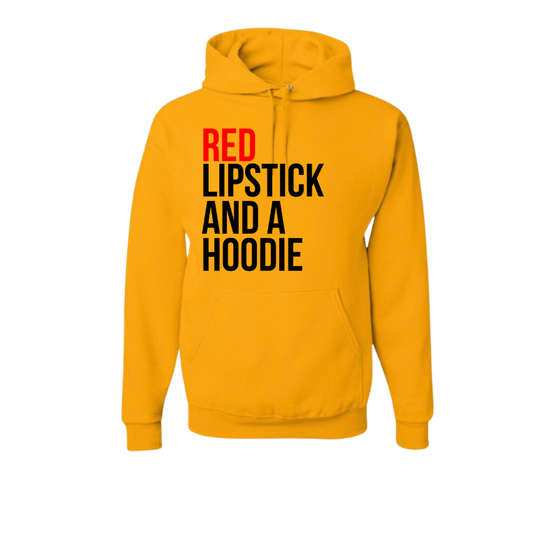 Red Lipstick And A™ Hoodie (Hoodie)