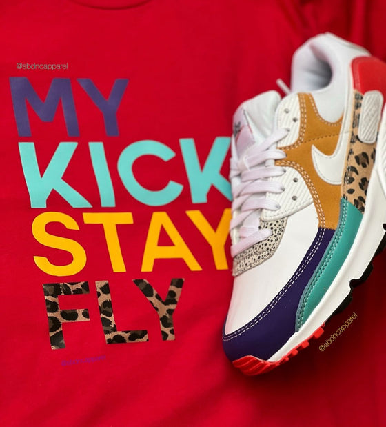 My Kicks Stay Fly™ Hoodie - Red