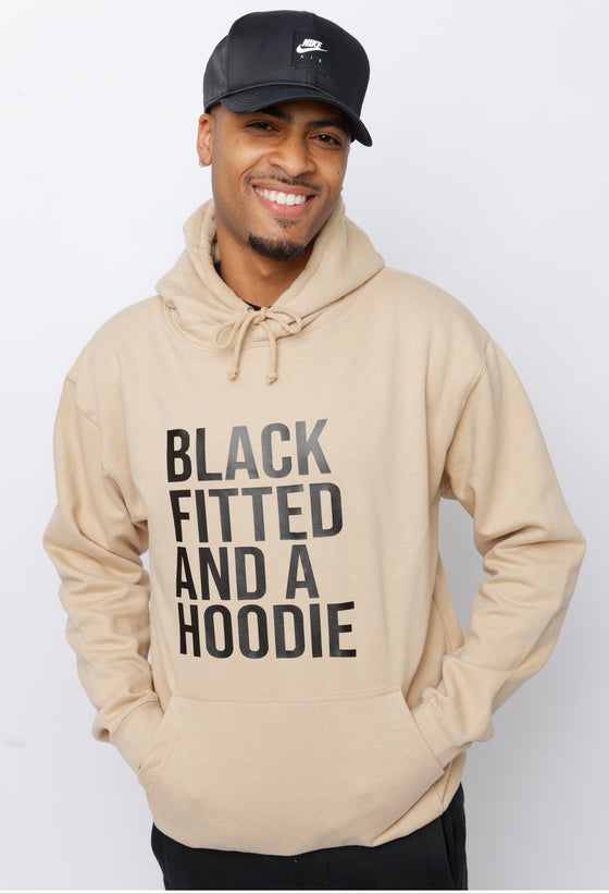 Black Fitted And A Hoodie (Hoodie)