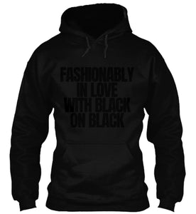 Black on Black Hoodie