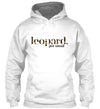 Leopard, Per Usual Hoodie - White