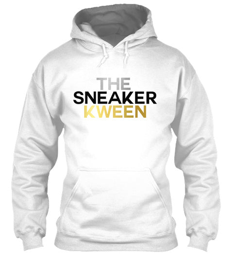 The Sneaker Kween Hoodie - White/Crome