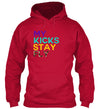 My Kicks Stay Fly™ Hoodie - Red