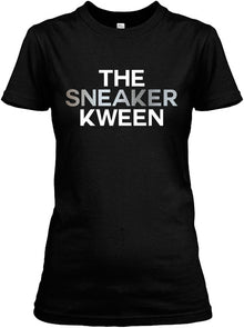  The Sneaker Kween Tee - Black/Silver