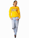 Women's Yellow Sweatshirt 