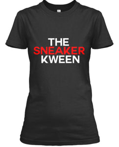 The Sneaker Kween Tee - Black/White/Red