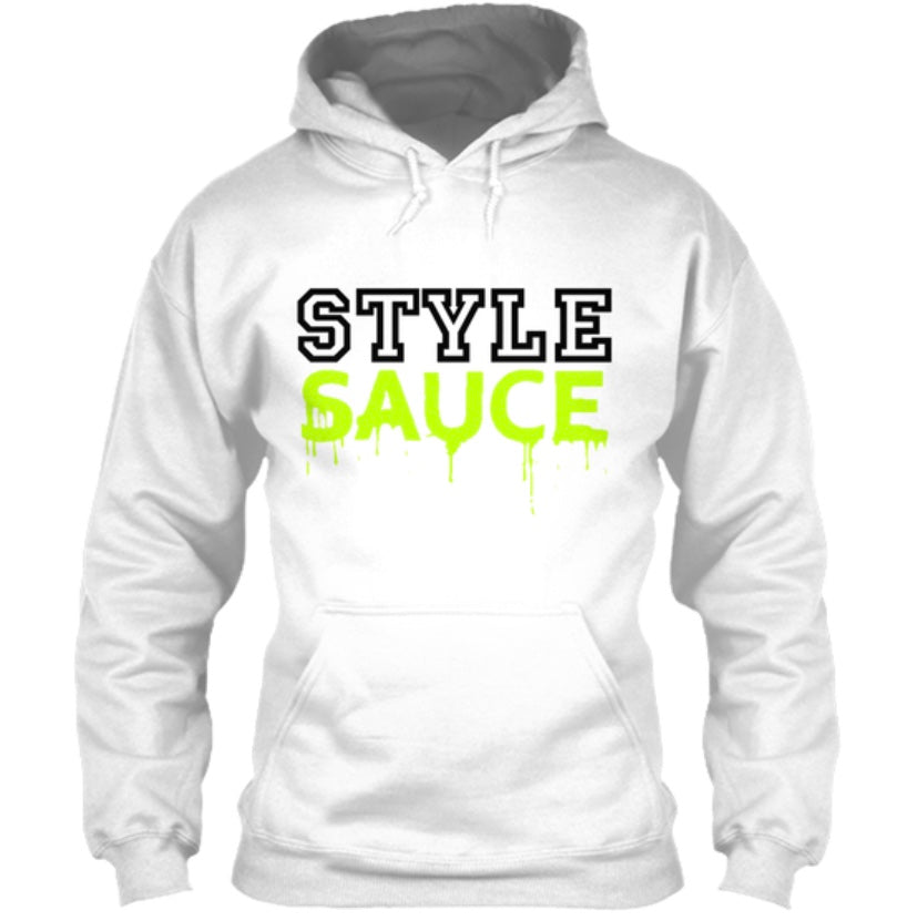 Style Sauce Hoodie - White/Black/Neon
