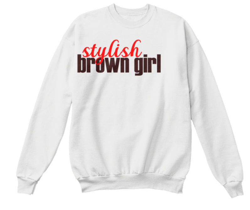 Sweatshirts For Summer Stylish Brown Girl Sweatshirt Sbdnc