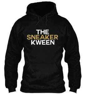 The Sneaker Kween Hoodie - Black/Gold