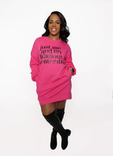 Just Me Sweater Dress - Pink