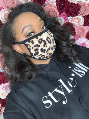 Cheetah Face Mask