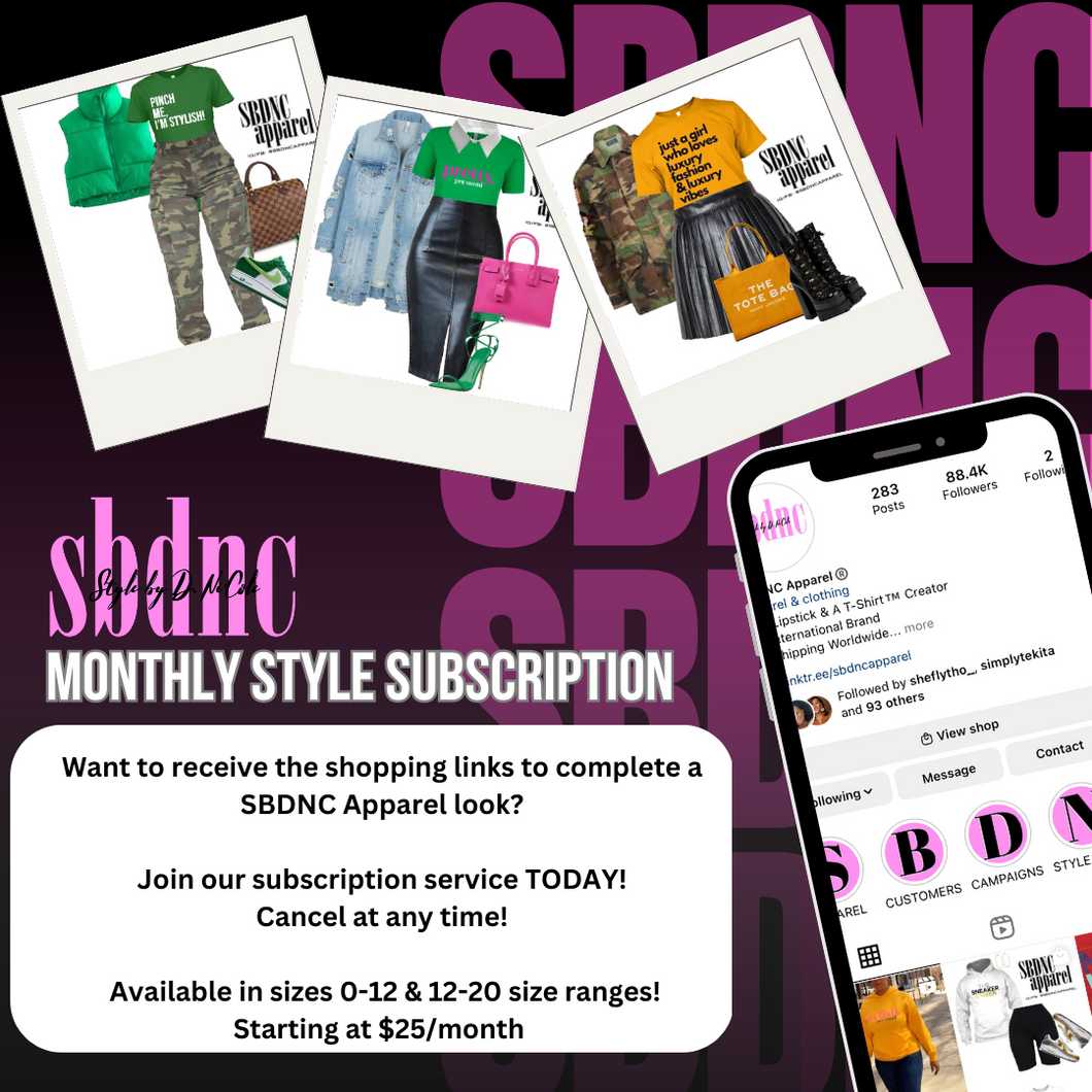 Monthly SBDNC Fashion Subscription Service